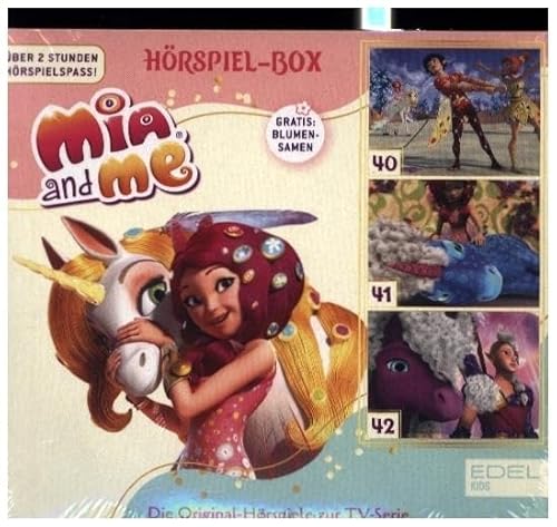 Mia and me - Die Hörspiel-Box mit den Folgen 40 - 42 - Die Original-Hörspiele zur TV-Serie mit GRATS Blumensamen von Edel Kids