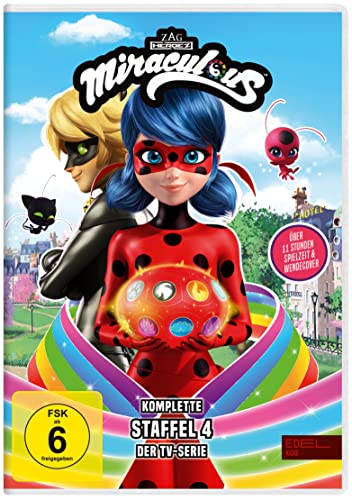 Miraculous - Geschichten von Ladybug & Cat Noir - Die komplette 4. Staffel [3 DVDs] von Edel Kids