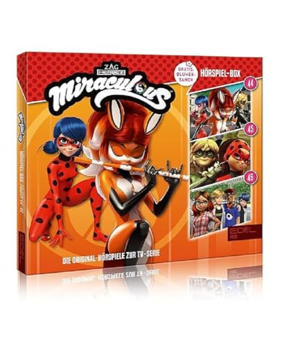 Miraculous - Hörspiel-Box (Folge 44-46) - Die Original-Hörspiele zur TV-Serie mit GRATIS Blumensamen von Edel Kids