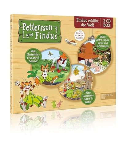 Pettersson und Findus: Findus erklärt die Welt Hörspiel-Box mit GRATIS Blumensamen von Edel Kids