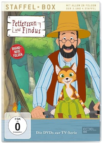 Pettersson und Findus: Staffel-Box 3 + 4 - Die DVDs mit allen 26 Folgen von Edel Kids