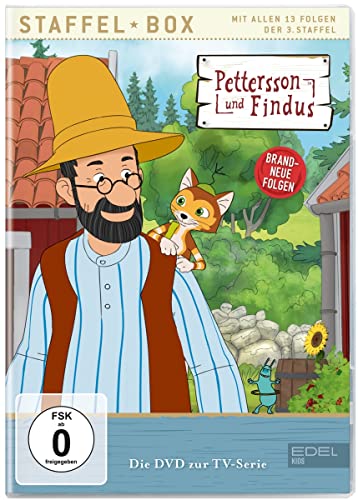 Pettersson und Findus: Staffel-Box 3 - Die DVD zur TV-Serie mit allen 13 Folgen der 3. Staffel von Edel Kids