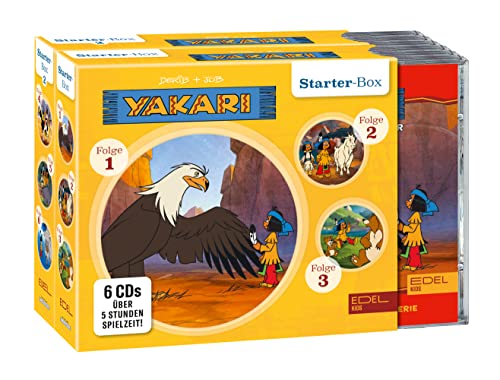 Yakari: Starter-Boxen 1+2 - Die Original-Hörspiele zur TV-Serie (6 CDs in zwei Boxen) [Exklusiv bei Amazon.de] von Edel Kids
