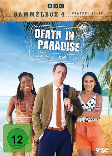 Death in Paradise – Sammelbox 4 (Staffel 10 – 12 / 9 DVDs) Death in Paradise – Sammelbox 4 (Staffel 10 – 12 / 9 DVDs) von Edel Motion