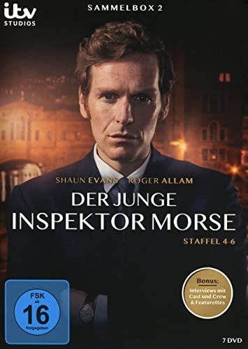 Der junge Inspektor Morse - Sammelbox 2 (Staffeln 4-6) - 14 Folgen in Spielfilmlänge - inkl. 100 Min. Interviews mit Cast & Crew u. Featurettes von Edel Motion