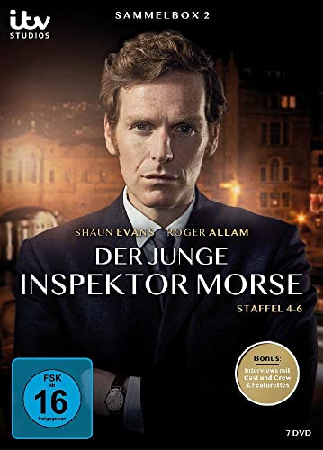 Der junge Inspektor Morse - Sammelbox 2 (Staffeln 4-6) - 14 Folgen in Spielfilmlänge - inkl. 100 Min. Interviews mit Cast & Crew u. Featurettes von Edel Motion