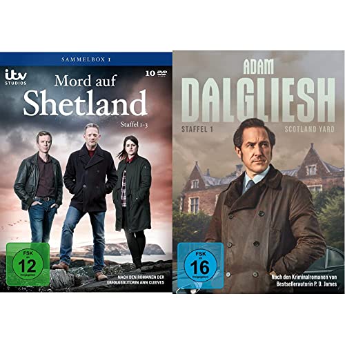 Mord auf Shetland Sammelbox 1 (Staffel 1-3)/ 10 DVD & Adam Dalgliesh, Scotland Yard von Edel Music & Entertainment CD / DVD