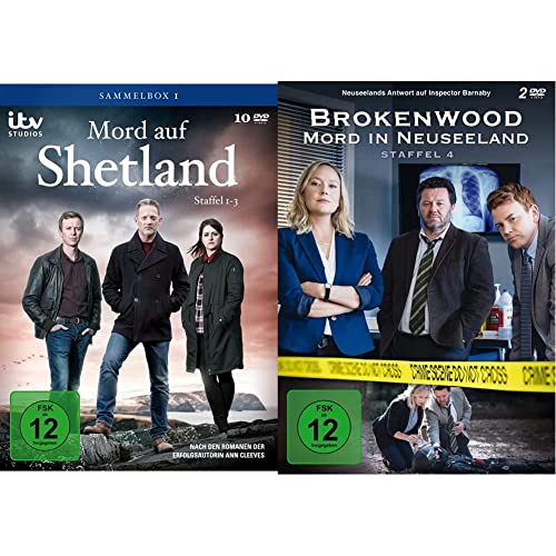 Mord auf Shetland Sammelbox 1 (Staffel 1-3)/ 10 DVD & Brokenwood - Mord in Neuseeland - Staffel 4 [2 DVDs] von Edel Music & Entertainment CD / DVD