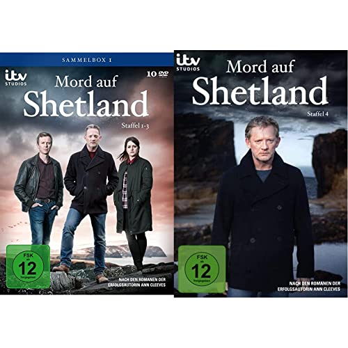 Mord auf Shetland Sammelbox 1 (Staffel 1-3)/ 10 DVD & Mord auf Shetland Staffel 4 [3 DVDs] von Edel Music & Entertainment CD / DVD