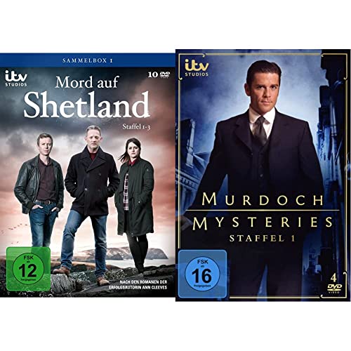 Mord auf Shetland Sammelbox 1 (Staffel 1-3)/ 10 DVD & Murdoch Mysteries - Staffel 1 von Edel Music & Entertainment CD / DVD