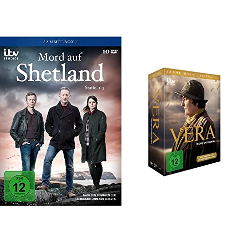 Mord auf Shetland Sammelbox 1 (Staffel 1-3)/ 10 DVD & Vera: Ein ganz spezieller Fall - Sammelbox 1 [12 DVDs] von Edel Music & Entertainment CD / DVD