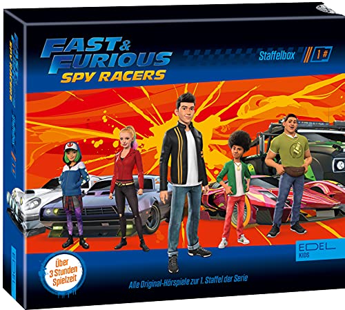 Fast and Furious - Spy Racers: Alle Original-Hörspiele zur 1. Staffel (Folge 1 - 8) - [Hörspiel-Staffelbox mit 3 CDs] von Edel Music & Entertainment Cd / Dvd