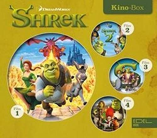 Shrek - Kino-Box (1 - 4) - Die Original-Hörspiele zu den Kinofilmen - 20 Jahre Shrek von Edel Music & Entertainment Cd / Dvd