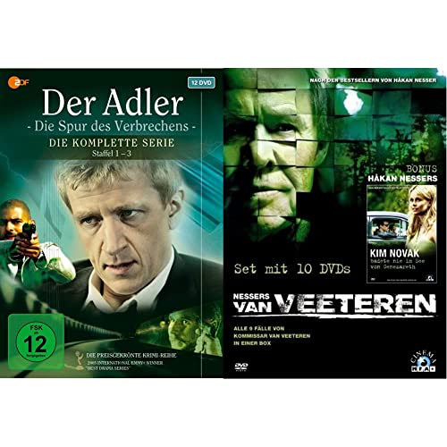Der Adler - Die Spur des Verbrechens - Die komplette Serie [12 DVDs] & Hakan-Nesser-Box (10 DVDs) von Edel Music & Entertainment GmbH