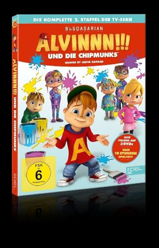Alvinnn!!! und die Chipmunks: Die komplette 2. Staffel der TV-Serie auf 3 DVDs von Edel Kids
