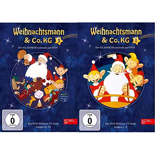 Weihnachtsmann & Co.KG - DVD-Box 3 (Folgen 13-19) & Weihnachtsmann & Co.KG - DVD-Box 1 (Folgen 1-6) [2 DVDs] von Edel:Kids