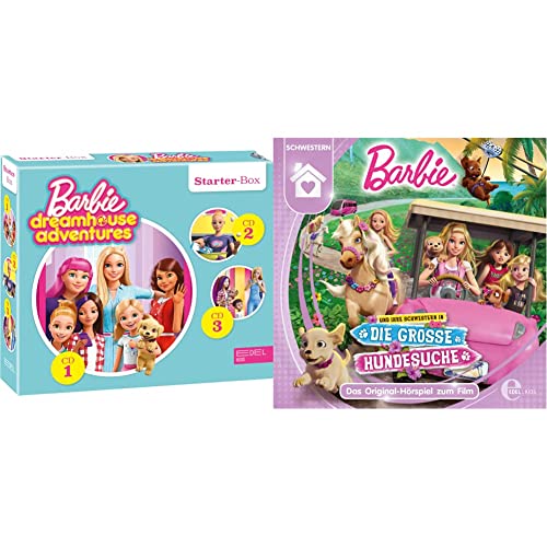 Barbie Dreamhouse Adventures - Starter-Box (1 - 3) - Die Original-Hörspiele zur TV-Serie & Barbie & Ihre Schwestern in die Grosse Hundesuche von Edel