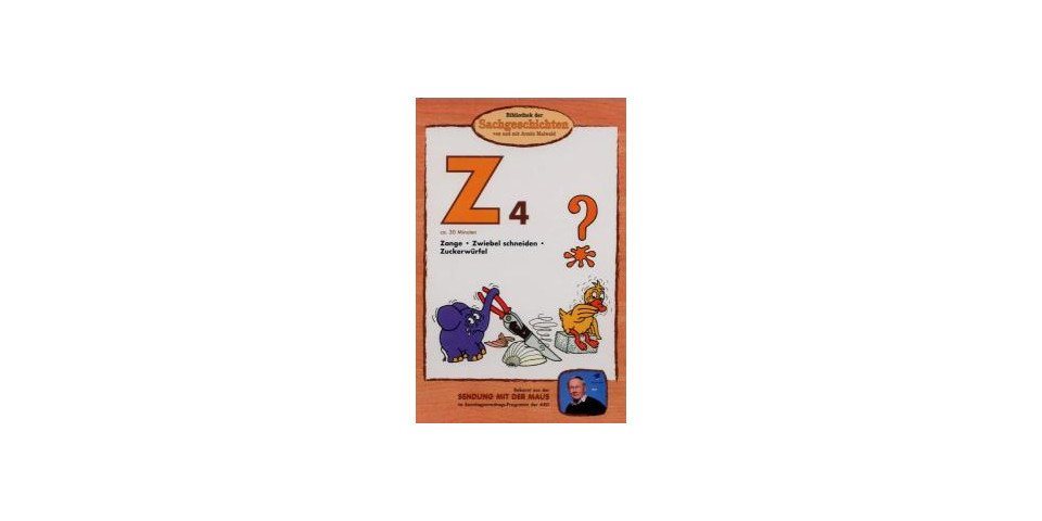 Edel DVD Bibliothek der Sachgeschichten - Z4 (Zange,Zwiebel schneiden) von Edel