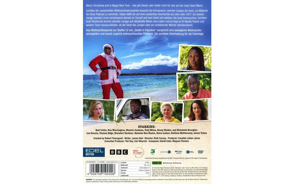Edel DVD Death in Paradise - Der Weihnachtsgeist (Weihnachtsspecial) von Edel