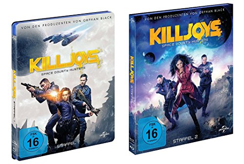 Killjoys - Space Bounty Hunters - Staffel 1+2 im Set - Deutsche Originalware [4 Blu-rays]] von Edel