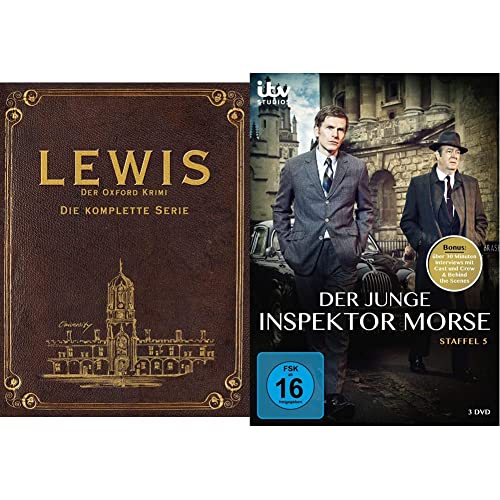 Lewis - Der Oxford Krimi Gesamtbox (Exklusiv bei Amazon.de) [Special Edition] [20 DVDs] & Der Junge Inspektor Morse-Staffel 5 [3 DVDs] von Edel