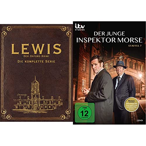 Lewis - Der Oxford Krimi Gesamtbox (Exklusiv bei Amazon.de) [Special Edition] [20 DVDs] & Der Junge Inspektor Morse-Staffel 7 [2 DVDs] von Edel
