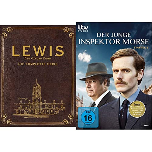 Lewis - Der Oxford Krimi Gesamtbox (Exklusiv bei Amazon.de) [Special Edition] [20 DVDs] & Der junge Inspektor Morse - Staffel 6 [2 DVDs] von Edel
