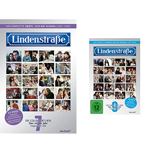 Lindenstraße - Das komplette 7. Jahr (Collector's Box, 10 DVDs) & Lindenstraße - Das komplette 9. Jahr (Collector's Box, 10 DVDs) von Edel