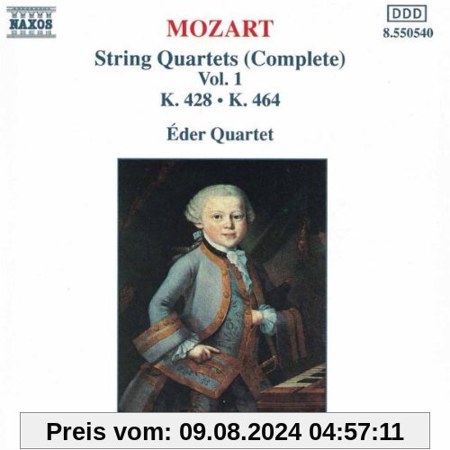 Mozart Streichquartette Vol 1 Eder von Eder-Quartett