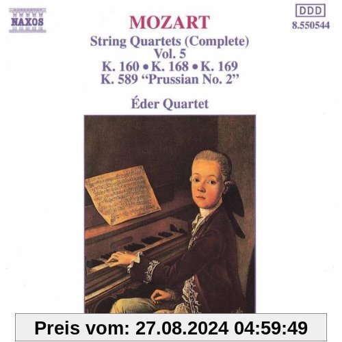 Mozart Streichquartette Vol 5 Eder von Eder-Quartett