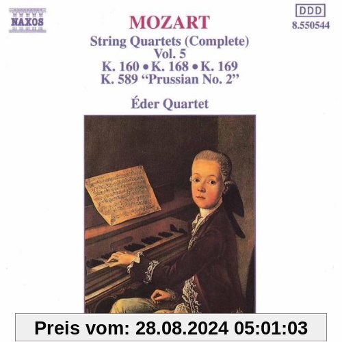 Mozart Streichquartette Vol 5 Eder von Eder-Quartett