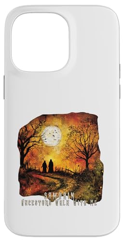 Ahnen gehen mit mir, Samhain-Nacht Hülle für iPhone 14 Pro Max von Edgar Allan Poets