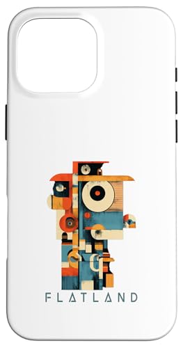 Flatland — Eine Romanze mit vielen Dimensionen von Edwin A. Abbott Hülle für iPhone 16 Pro Max von Edgar Allan Poets