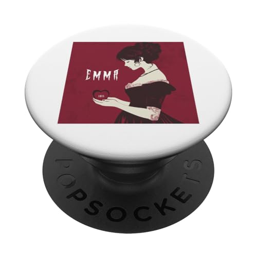 Jane Austens geliebte Heldin Emma PopSockets Klebender PopGrip von Edgar Allan Poets