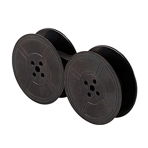 Edgar 1Pack Schreibmaschine Farbe Band Twin Spool Schreibmaschine Farbband Doppel Spule Färben Pack Tinte Teil für die Meisten Schreibmaschinen (Schwarz) von Edgar