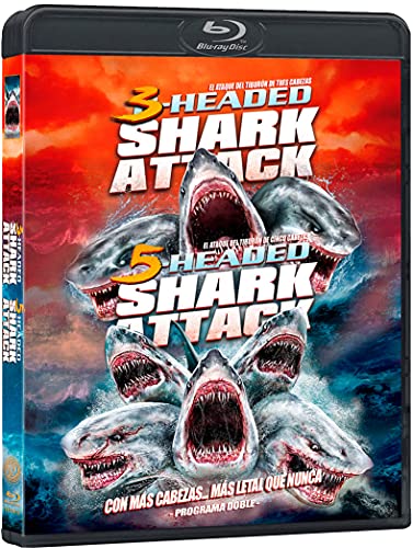 Pack de 3-Headed Shark Attack + 5-Headed Shark Attack [Blu-ray] von Ediciones 79