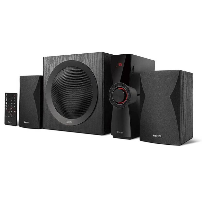 Edifier® CX7 Lautsprechersystem 2.1 (Bluetooth, 69 W, Externer Verstärker mit Infrarot-Fernbedienung) von Edifier®