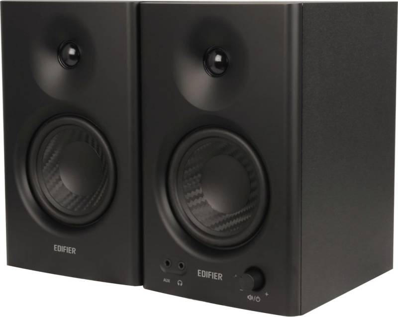 Edifier® MR4 2.0 Studiomonitore Regal-Lautsprecher (42 W, einfacher Anschluss an Mischpulte, Audioschnittstellen, Computer) von Edifier®