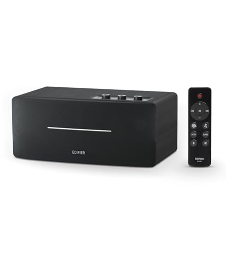 EDIFIER D12 kompaktes Stereo Lautsprechersystem (70W) mit Bluetooth 5.0 und Infrarot-Fernbedienung - perfekt für Esszimmer, Küche, Arbeitsplatz. von Edifier