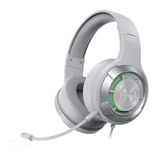 Edifier Hecate G30 II Wired Gaming Headset, 7.1 Virtual Surround Sound Gaming Kopfhörer mit abnehmbarem Mikrofon zur Geräuschunterdrückung für PC/MAC/PS4/PS5, RGB Beleuchtung von Edifier