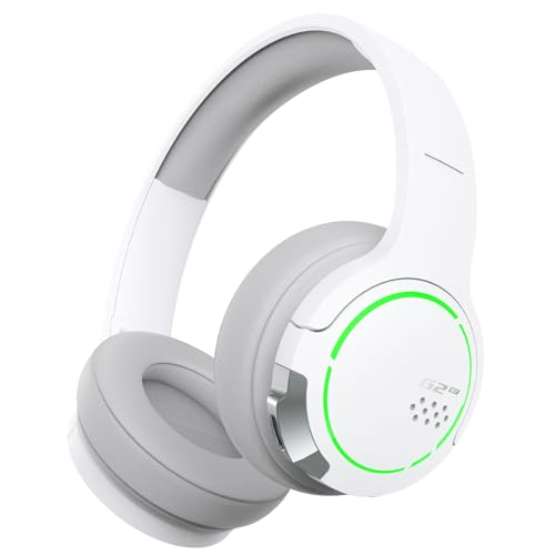 Edifier Hecate G2BT Gaming-Headset, kabellose Bluetooth 5.2-Kopfhörer mit 40-mm-Treiber, leichte Over-Ear-Kopfhörer mit Geräuschunterdrückung und weichen Ohrenschützern von Edifier