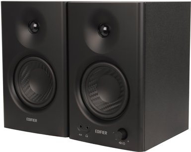 Edifier MR4 - Monitorlautsprecher - 21 Watt - zweiweg - Schwarz (MR4 BK) von Edifier