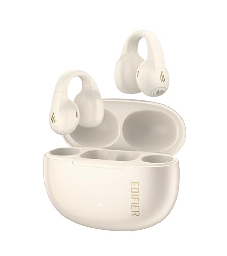 Edifier R1 Open-Ear True Wireless Earbuds, Bluetooth 5.4 Clip-On Kopfhörer, AI Clear Calls, Links/Rechts Austauschbar, 28 Std. AKKU, Schnellladung, Multipoint-Verbindung, App-Steuerung, IP56, Weiß Edifier R1 Open-Ear True Wireless Earbuds, Bluetooth 5.4 Clip-On Kopfhörer, AI Clear Calls, Links/Rechts Austauschbar, 28 Std. AKKU, Schnellladung, Multipoint-Verbindung, App-Steuerung, IP56, Weiß von Edifier