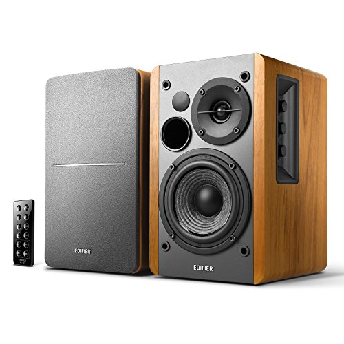Edifier R1280DB Bluetooth-Bibliothekslautsprecher mit Stromversorgung – optischer Eingang – kabellose Studiomonitoren – 4 Zoll Näherungs-Lautsprecher – 42 W RMS – Holzmaserung Edifier R1280DB Bluetooth-Bibliothekslautsprecher mit Stromversorgung – optischer Eingang – kabellose Studiomonitoren – 4 Zoll Näherungs-Lautsprecher – 42 W RMS – Holzmaserung von Edifier