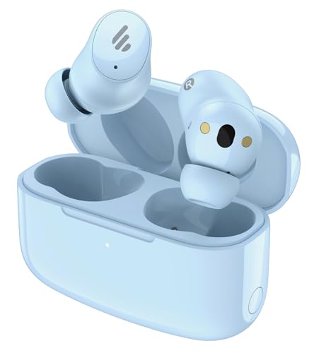 Edifier TWS1 Pro 2 Aktive Geräuschunterdrückung Ohrhörer, 42dB ANC, AI-verbesserte Anrufe mit 4 Mikrofonen, In-Ear Erkennung, Schnellladung, Spielmodus, benutzerdefinierte EQ, Bluetooth 5.3 - Blau von Edifier