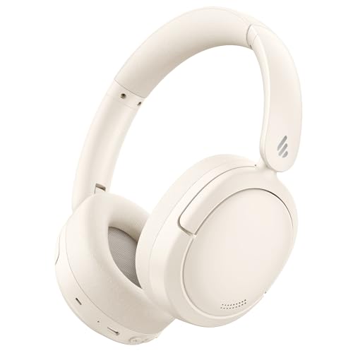 Edifier V80 Wireless Over Ear Kopfhörer mit -44dB ANC, Hi-Res Audio Wired, 45Std. AKKU, Multi-Point-Verbindung, AI-Klare Anrufe, Schnellladung, EQ in App, Kabellose Over-Ear Bluetooth 5.4 - Blushell von Edifier