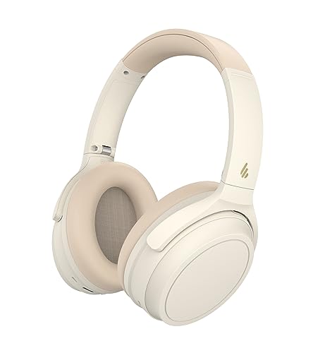 Edifier WH700BNB Over-Ear-Kopfhörer mit Geräuschunterdrückung, 68 Stunden Wiedergabe, Bluetooth 5.3, Schnellladung, faltbar und leicht, 40 mm dynamische Treiber (Elfenbein), WH700NB_IV von Edifier