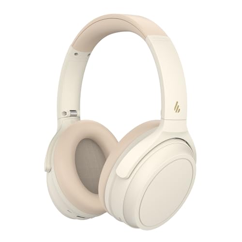 Edifier WH700NB Aktive Noise Cancelling Kopfhörer - 68 Stunden Wiedergabezeit - KI Anruf Rauschunterdrückung - Duale Verbindungen - Leichtes und Faltbares - Schnellladung - Bluetooth 5.3 - Elfenbein von Edifier