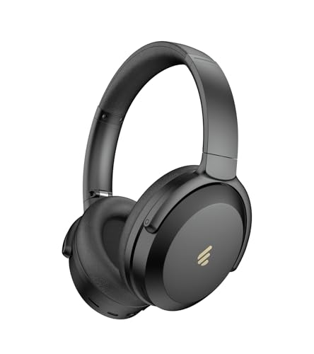 Edifier WH700NB Pro Kabellose Over-Ear Kopfhörer mit -43dB Aktiver Geräuschunterdrückung, Hi-Res Audio, AAC, Bluetooth V5.4, Multi-Point-Verbindung, AI-Klare Anrufe, Schnellladung, Faltbar - Schwarz von Edifier