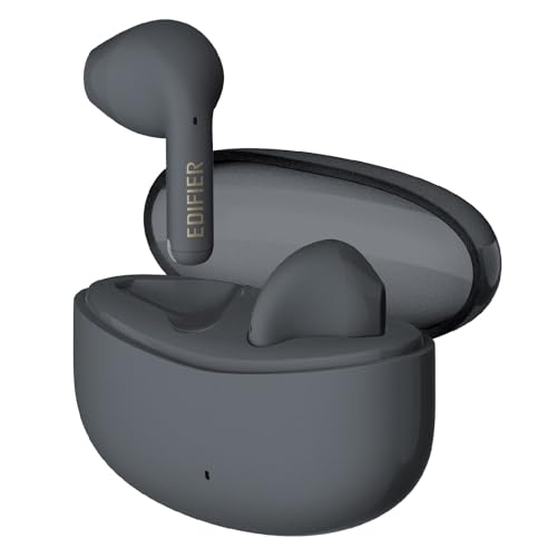 Edifier X2s Bluetooth-Kopfhörer, kabellos, Bluetooth 5.3, dynamischer Treiber, 13 mm Treiber, AI-Umgebungsgeräuschunterdrückung, tiefer Bass, IP54 wasserdicht, Grau von Edifier